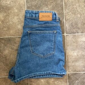 frank and oak jean shorts